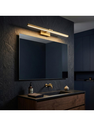 Aplică LED pentru baie APP1865-1W 80 cm auriu periat [4]