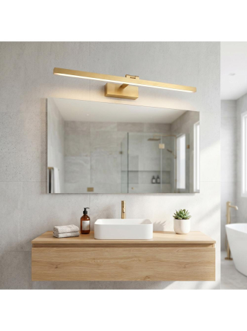 Aplică LED pentru baie APP1865-1W 80 cm auriu periat [5]