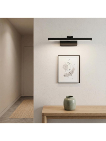 Aplica LED perete Toolight APP1866-1W negru mat 400 mm [4]