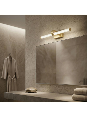 Aplică LED pentru baie APP1885-1W 40cm auriu periat [1]