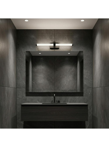 Aplică LED pentru baie APP1887-1W 40cm negru [6]