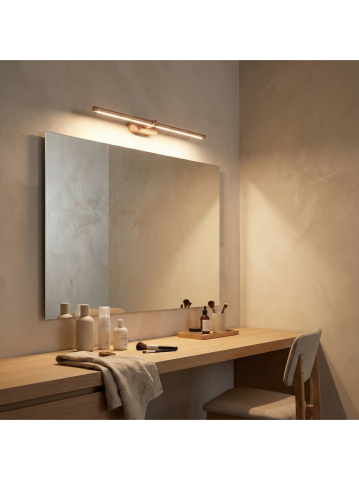 Aplica LED pentru baie Toolight APP1896-1W 60 cm cupru periat [5]