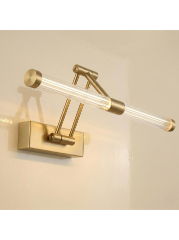 Aplică LED pentru baie APP1899-1W 40cm auriu periat [1]