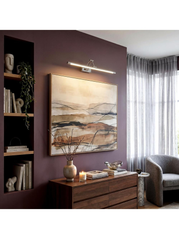 Aplica LED perete Toolight SWE017-1W 600mm finisaj crom [3]
