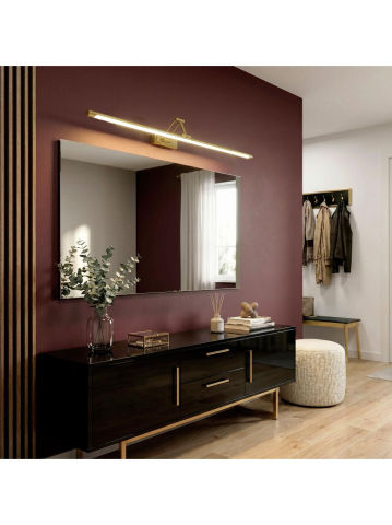 Aplică LED pentru baie SWE021-1W 80cm auriu [3]