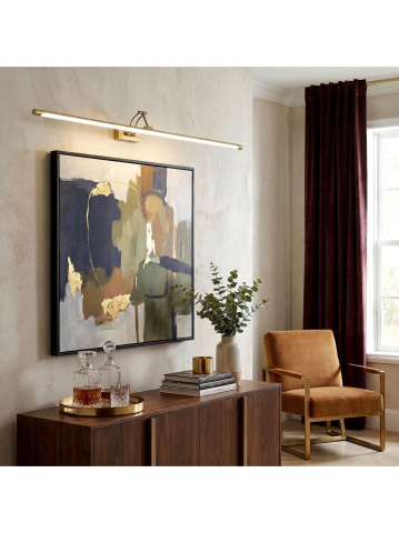 Aplică LED pentru baie SWE024-1W 80cm auriu periat [3]