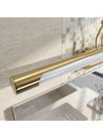 Aplică LED pentru baie SWE024-1W 80cm auriu periat [8]