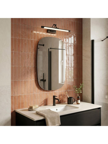 Aplica LED perete Toolight SWE025-1W 420mm negru mat [5]