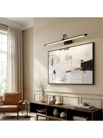 Aplica LED perete Toolight SWE027-1W 800mm negru mat [5]