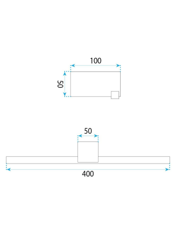 Aplică LED pentru baie SWE040-1W 40cm crom [8]
