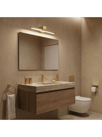 Aplică LED pentru baie SWE043-1W 40cm auriu [1]