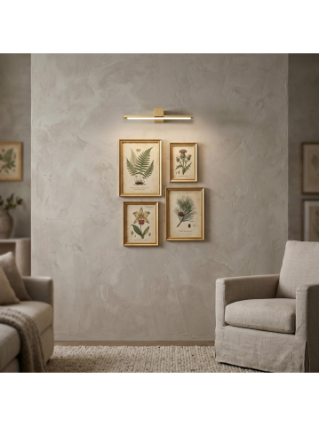 Aplică LED pentru baie SWE043-1W 40cm auriu [5]