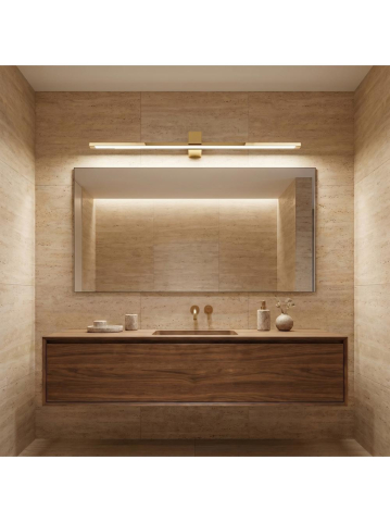 Aplică LED pentru baie SWE045-1W 80 cm auriu [2]