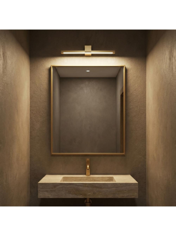 Aplica LED perete Toolight SWE046-1W 40cm auriu periat [5]