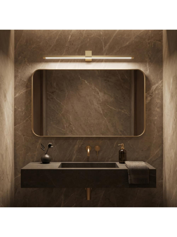 Aplică LED pentru baie SWE048-1W 80cm auriu periat [5]
