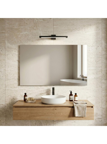 Aplica LED baie Toolight SWE049-1W negru mat 400 mm perete [2]