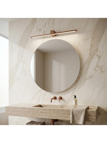 Aplică LED pentru baie SWE054-1W 80 cm cupru periat [2]