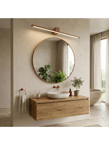 Aplică LED pentru baie SWE054-1W 80 cm cupru periat [9]