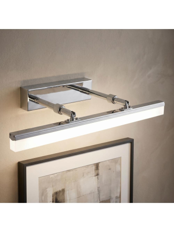 Aplica LED perete Toolight APP1869-1W 40cm crom sursa LED integrata [8]