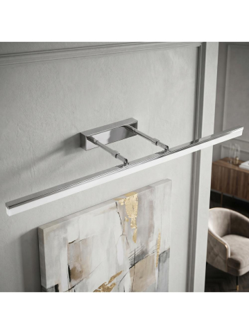 Aplica LED perete baie Toolight APP1871-1W 800mm finisaj crom sursa LED integrata [6]