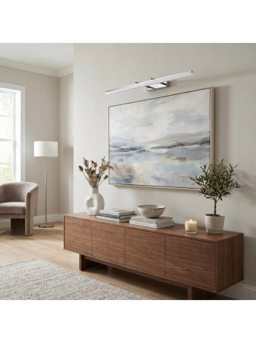 Aplica LED perete baie Toolight APP1871-1W 800mm finisaj crom sursa LED integrata [5]