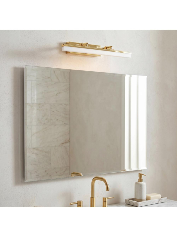 Aplica LED perete baie Toolight APP1872 40 cm auriu [2]