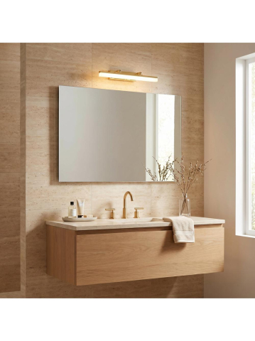 Aplica LED perete baie Toolight APP1872 40 cm auriu [1]