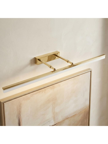 Aplica LED perete baie Toolight APP1874-1W 80cm auriu [5]