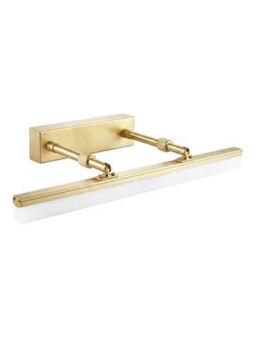 Mobilier Baie - Aplica LED perete baie Toolight APP1875-1W 400mm auriu periat sursa LED integrata
