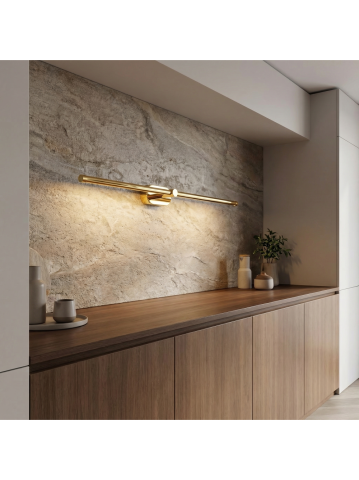 Aplica LED baie Toolight APP1891-1W 800 mm finisaj auriu [6]