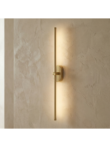 Aplica LED perete Toolight APP1894-1W 80 cm auriu periat [8]