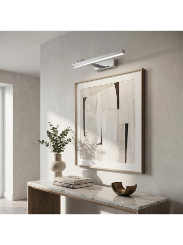 Aplica LED perete Toolight SWE028-1W crom 400mm sursa LED incorporata [4]