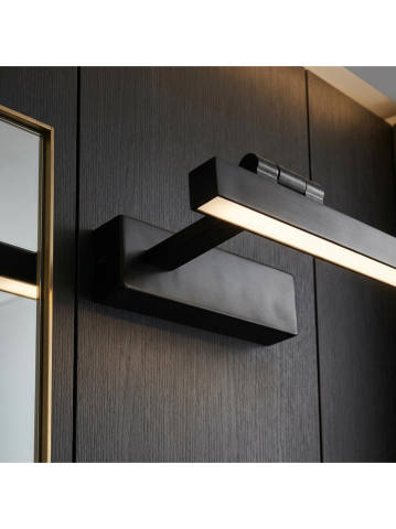 Aplica LED perete baie Toolight SWE034-1W 400mm finisaj negru [5]