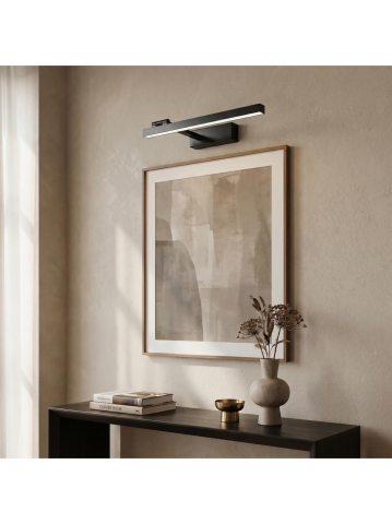 Aplica LED perete baie Toolight SWE034-1W 400mm finisaj negru [4]