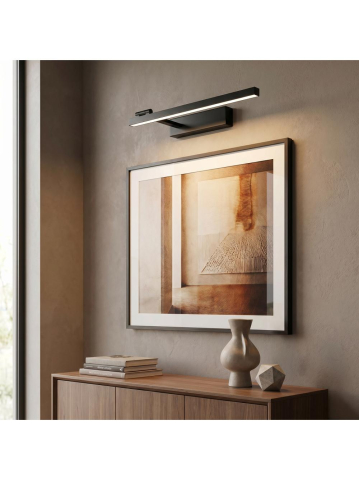 Aplica LED perete Toolight SWE035-1W 60cm negru 600x160x50mm [4]