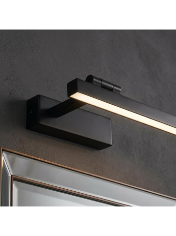 Aplica LED perete Toolight SWE035-1W 60cm negru 600x160x50mm [5]