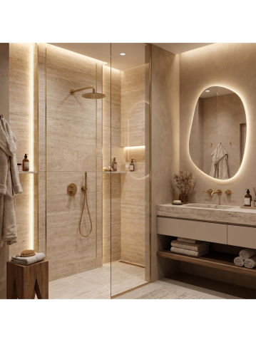 Bandă decorativă autoadezivă Rea P14454 2cm auriu periat [6]