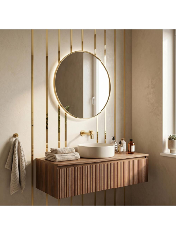 Bandă decorativă autoadezivă Rea P14454CA 3,8cm auriu [3]