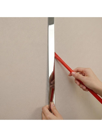 Bandă decorativă autoadezivă Rea P14454CC 3,8cm crom [11]