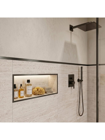 Bandă decorativă autoadezivă Rea P14454CD 3,8cm negru periat [3]