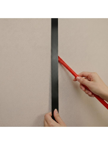 Bandă decorativă autoadezivă Rea P14454CD 3,8cm negru periat [9]