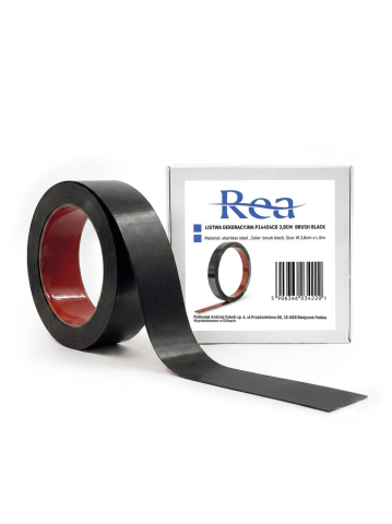 Bandă decorativă autoadezivă Rea P14454CD 3,8cm negru periat [11]