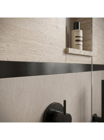 Bandă decorativă autoadezivă Rea P14454CD 3,8cm negru periat [7]