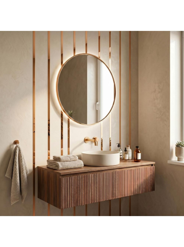 Bandă decorativă autoadezivă Rea P14454CF 3,8cm cupru [3]