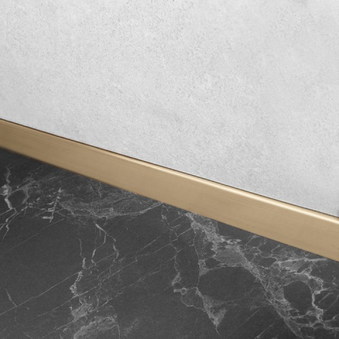 Bandă frontală pentru cădiță de duș 130cm auriu periat [2]