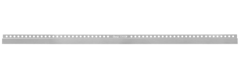 Bandă frontală pentru cădiță de duș 130cm crom periat [5]