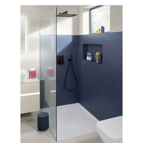 Bară de duș Villeroy&Boch, Universal Showers, 40 cm, profil pătrat, negru mat [5]