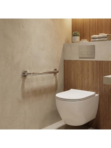 Bară de sprijin dreaptă pentru baie 40 cm crom [5]