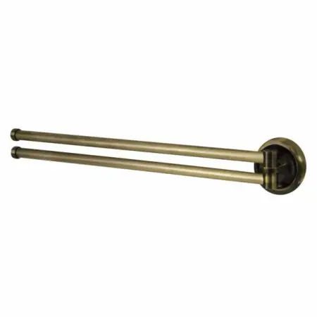 Cuiere si suporturi prosoape - Bara dubla portprosop bronz Bisk Deco 48 cm