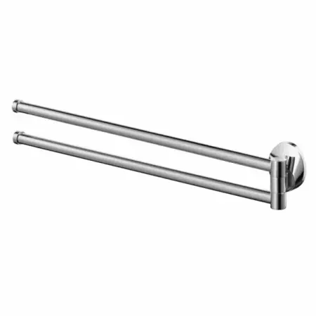 Cuiere si suporturi prosoape - Bara dubla portprosop crom Bisk Emotion 48 cm